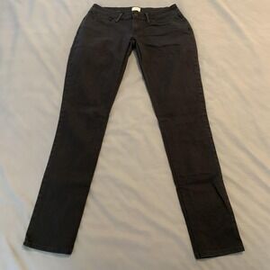 Levis Bold Curve Skinny Jeans Womens 10 Black‎ Low Rise Stretch Denim Dark Wash